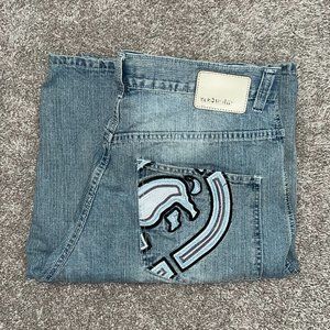 Y2K Ecko Unlimited Size 34 Waist Jean shorts.